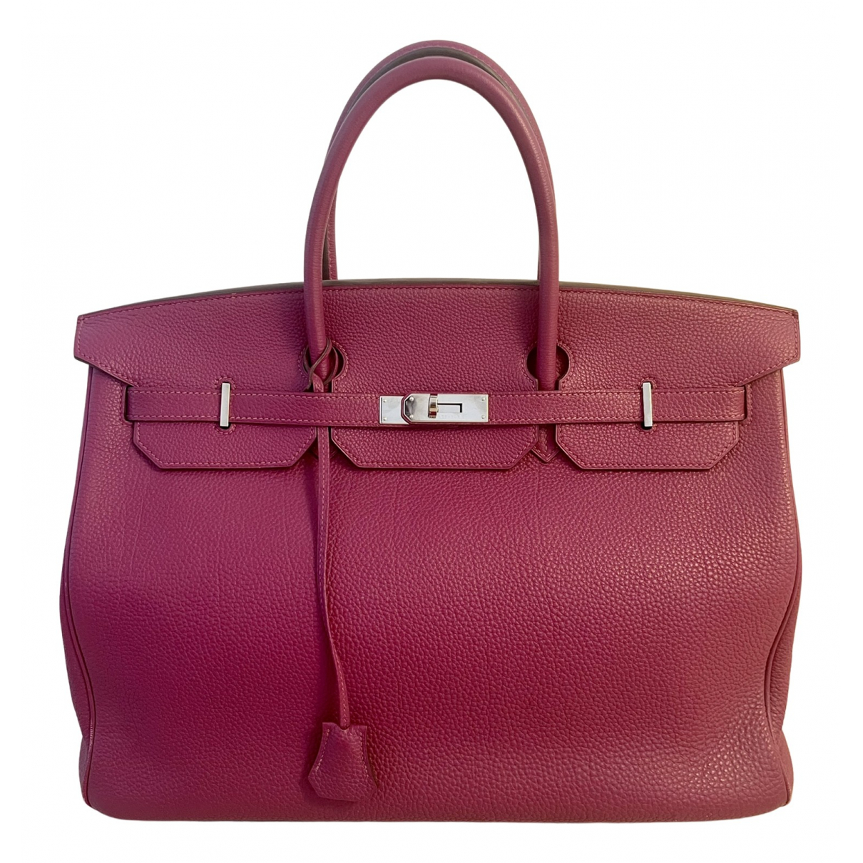 Birkin 40 leather handbag Hermès Pink 